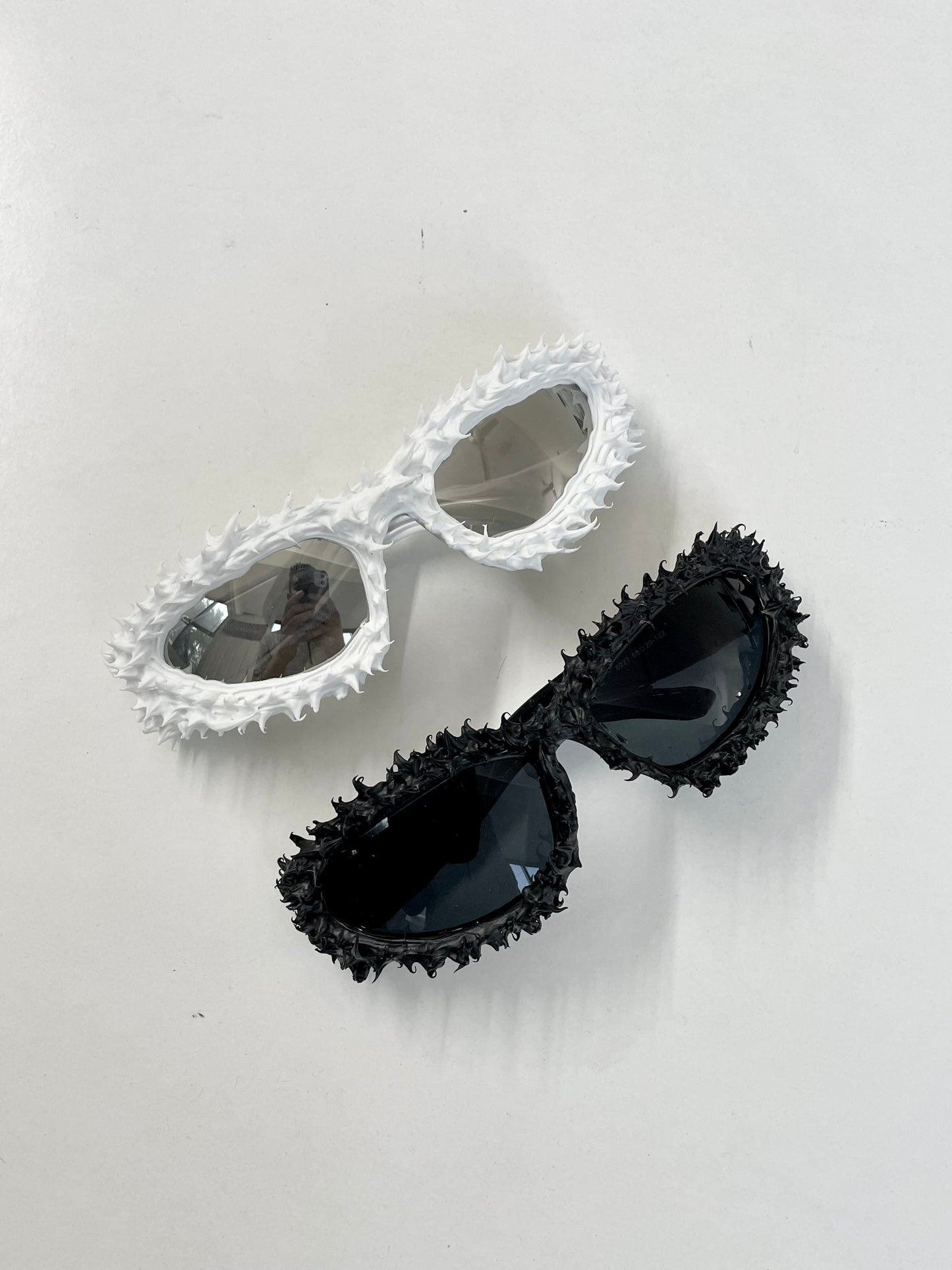 Frozen Wraparound Black Sunglasses