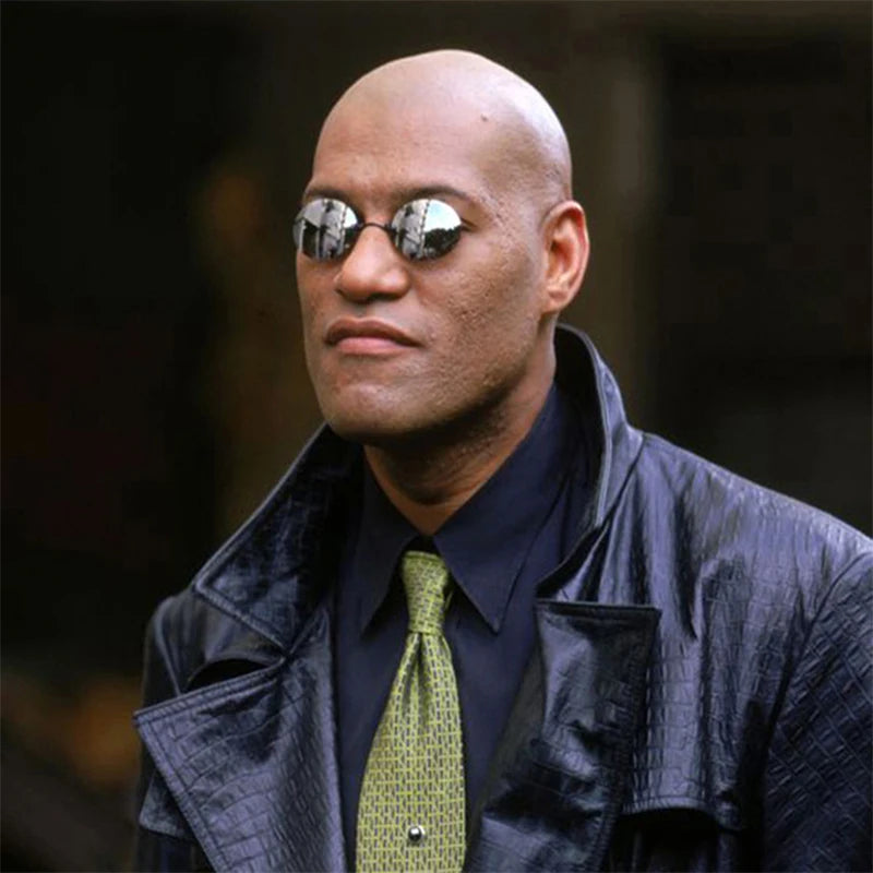Matrix Morpheus Black Clip On Nose Sunglasses