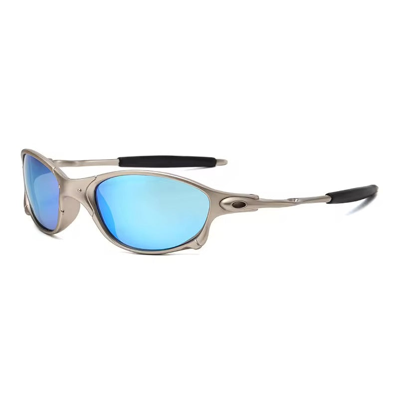 Juliet X Metal Sand Blue / Silver Sunglasses