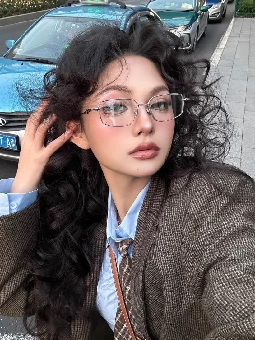 Eclipse Metal Vintage Transparent Eyeglasses