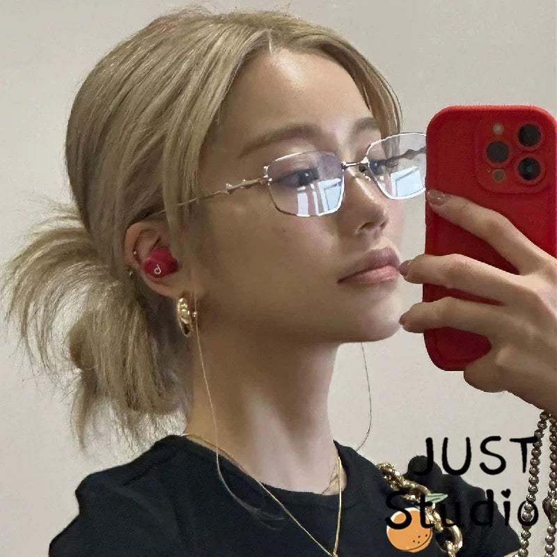 Eclipse Metal Vintage Transparent Eyeglasses