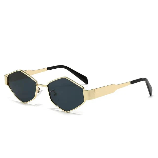 Polygon Retro Metal Sunglasses
