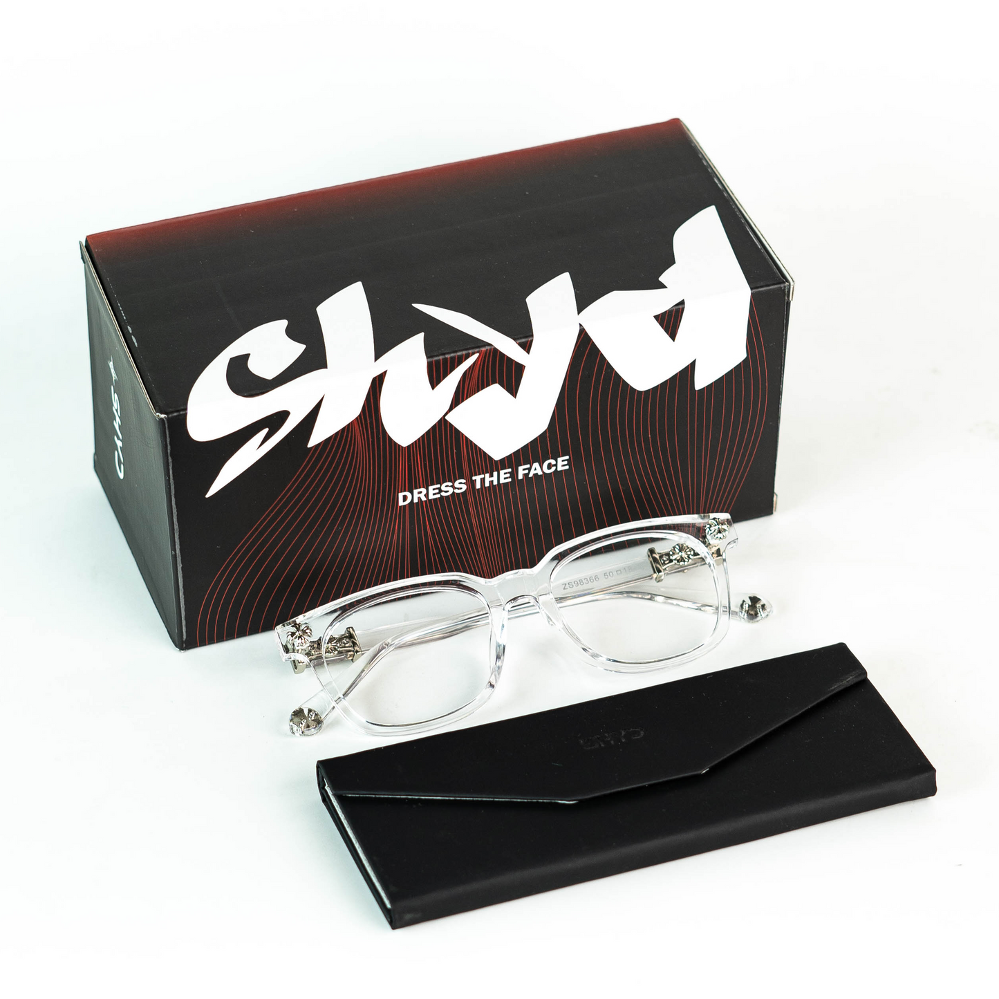 Chrome Heart Transparent Eyeglasses