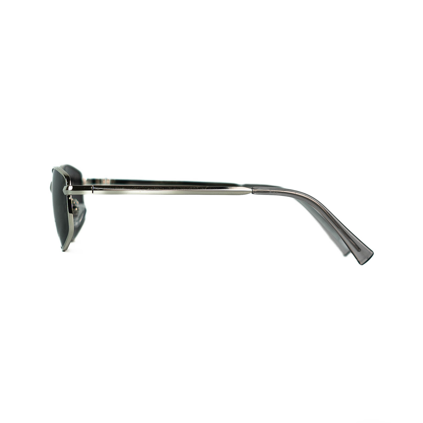Retro Cyber Oval Sunglasses – Gunmetal Frame Sunnies