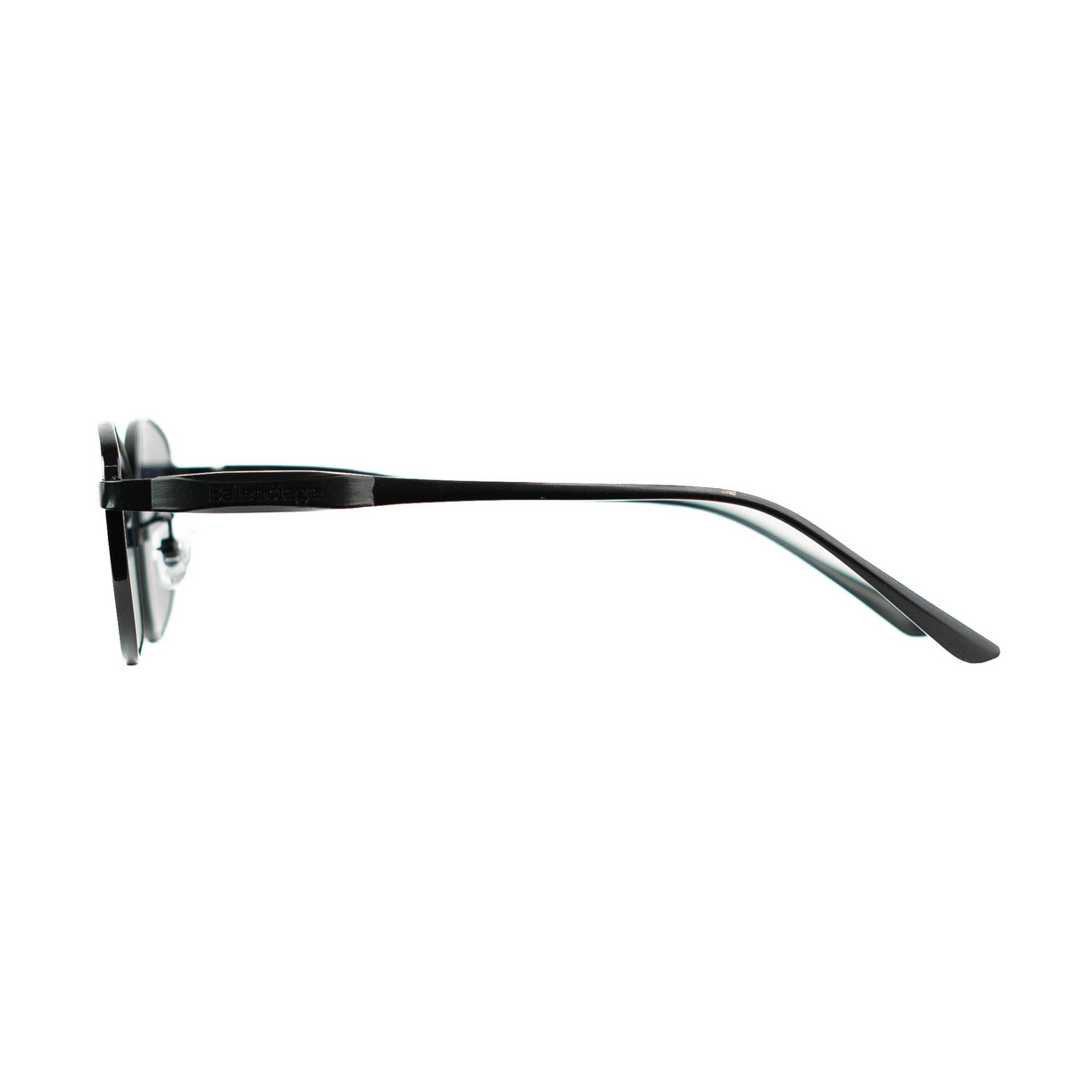 Balenciaga Black Retro Metal Frame Sunglasses