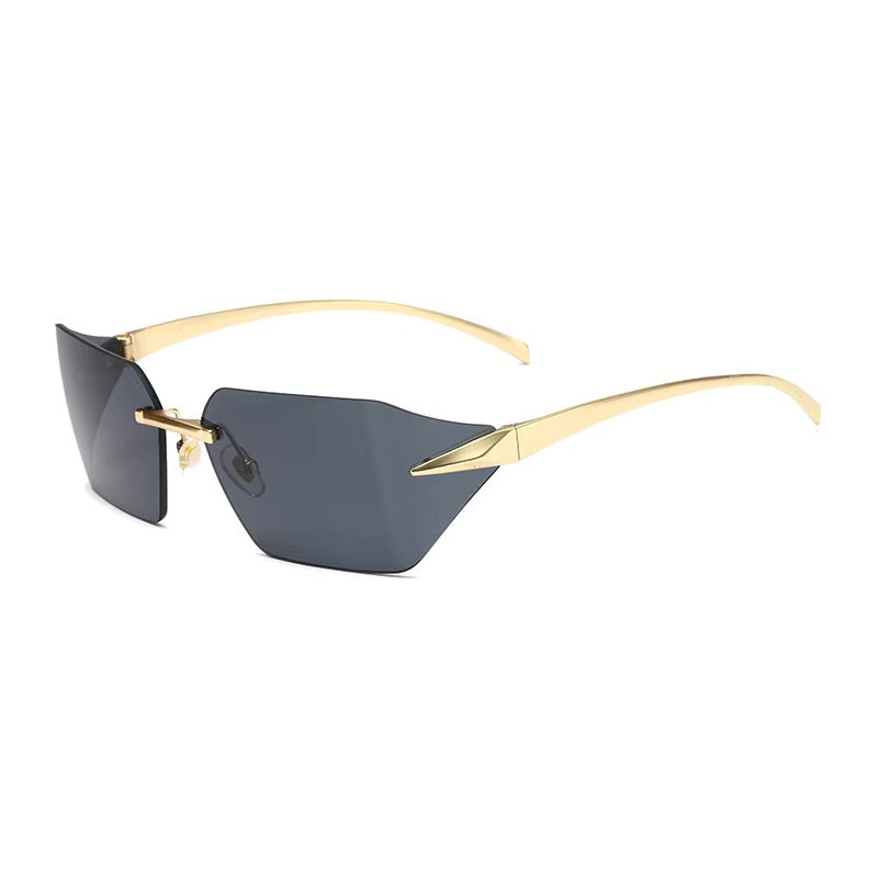 Rimless Square Unisex Sunglasses