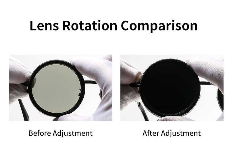 Adjustable Tint Round Polarized Sunglasses