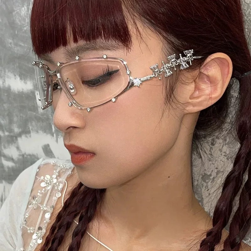 Piereced Jewels Eyeglasses