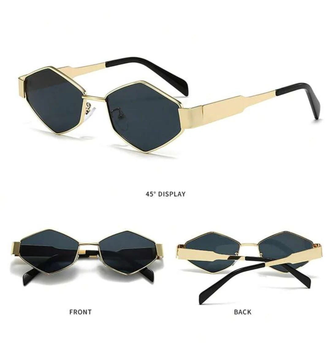 Polygon Retro Metal Sunglasses